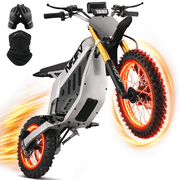 IVFJFV Peak 3000W Electric Dirt Bike, 16+ Years, Off-Road Use Only, 48V 30Ah, 42 MPH Max Speed, 50 Miles Range, Black