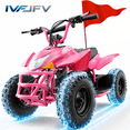 thumbnail image 1 of IVFJFV Off Road Electric Four Wheeler, Battery Powered Four Wheele with 12AH Battery & Dual Speed 10-15MPH, 36V Four Wheeler Equipped with 500W Motor, Front & Rear Shock Absorbers, Disc Brake,PINK, 1 of 7