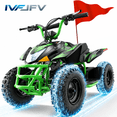 thumbnail image 1 of IVFJFV Off Road Electric Four Wheeler, Battery Powered Four Wheele with 12AH Battery & Dual Speed 10-15MPH, 36V Four Wheeler Equipped with 500W Motor, Front & Rear Shock Absorbers, Disc Brake,GREEN, 1 of 8
