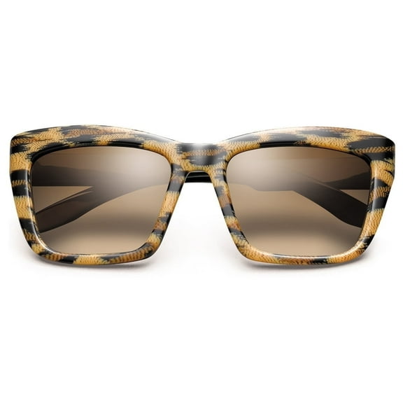 IVI Vision Bonnie Cateye Leopard Frame With Bronze Gradient Lens Sunglasses