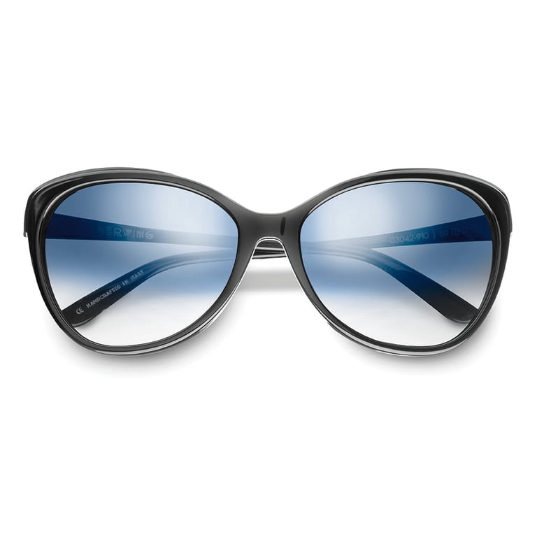 NEW IVI VISION women\'s daggerwing sunglasses in polished black/ blue gradient fl 08815-916-1-scaled.jpg main image 4