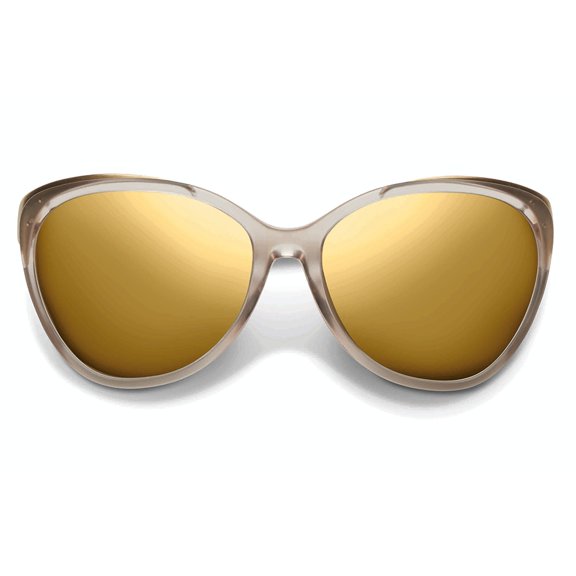 IVI Eyewear Daggerwing Polished Nude Frame with Super Bronze Lens Sunglasses