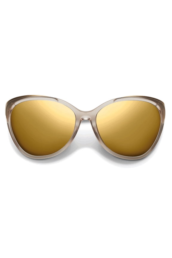 IVI Eyewear Daggerwing Polished Nude Frame with Super Bronze Lens Sunglasses