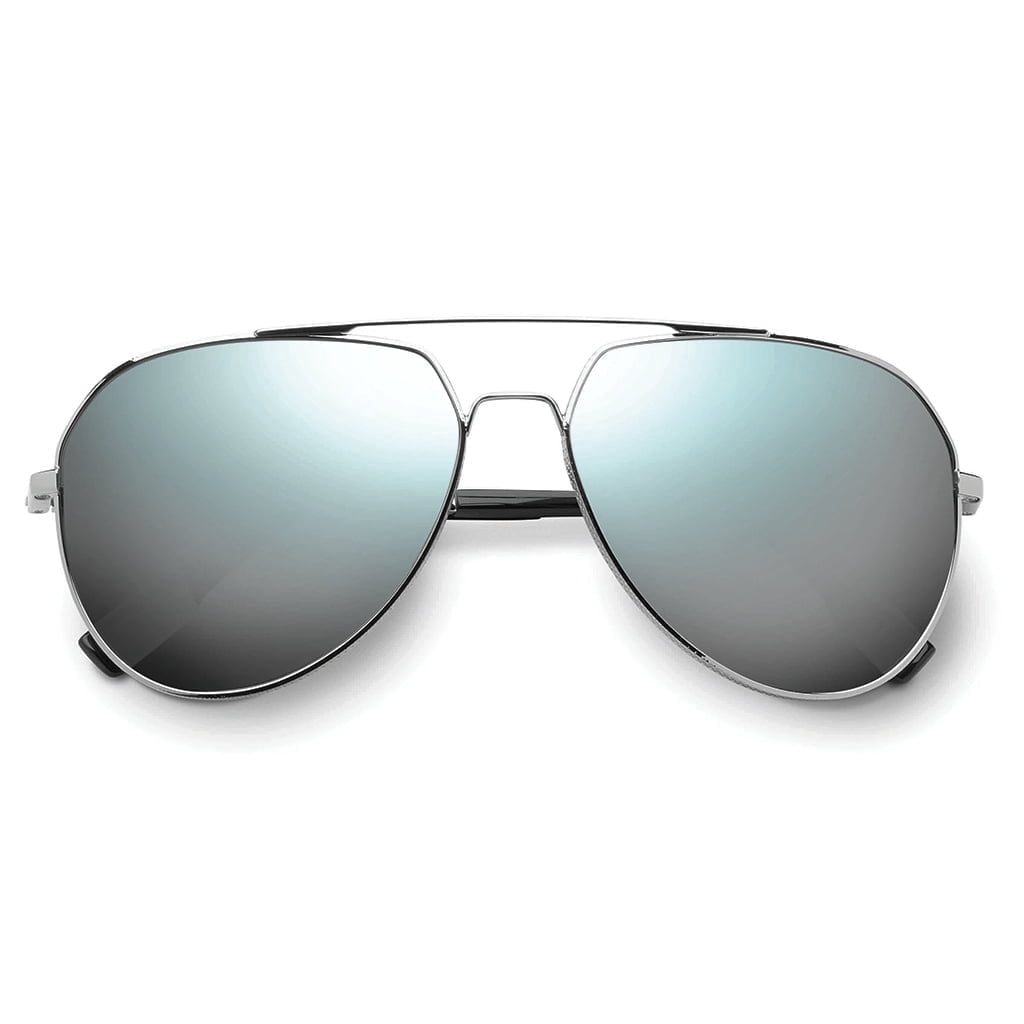 IVI Eyewere BLAKE Chrome-Silver Frame With Blue Chrome Flash  display picture 2