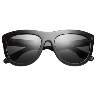 NEW IVI VISION women\'s beverly sunglasses in marble stone/ matte black Beverly: Matte Black - Marble Stone / Grey Lens – IVI VISION main image 2