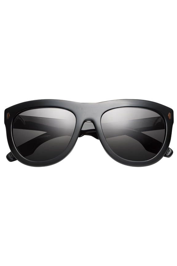 Jagger Sunglasses Black & Copper with Grey Lens