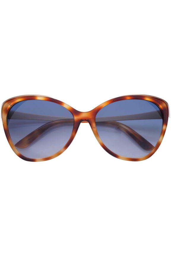 Daggerwing Leopard Tortoise Frame Blue Gradient Lens Sunglasses
