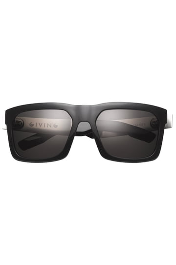 NEW IVI VISION division - grey lens in matte white-black Living - Matte Black / Grey Lens – IVI VISION main image 2