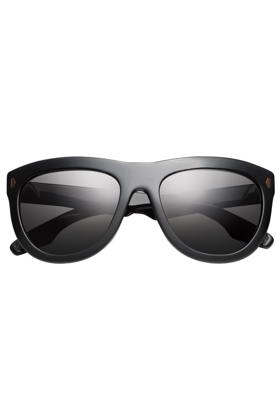 Jagger Polished Black & Copper with Grey Lens