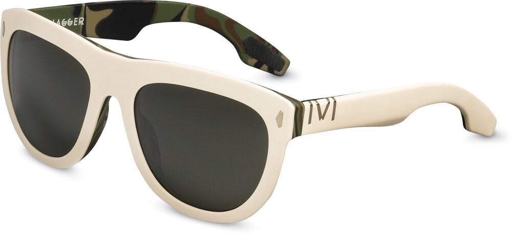 IVI Vision Jagger Polished Ivory DPM with Green Grey Lens  display picture 1