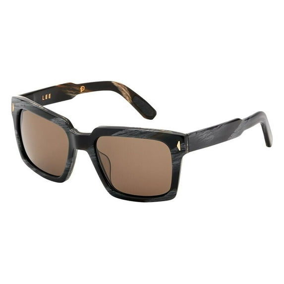 IVI Vision Lee Polished Double Horn/Bronze Polarized Lens Unisex Sunglasses