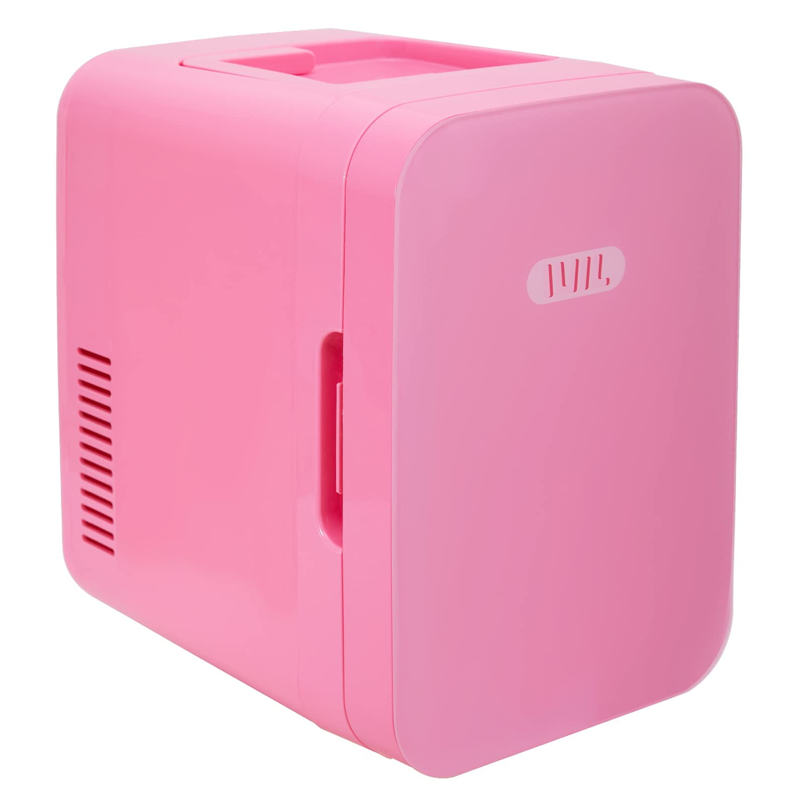 IVIL Compact Refrigerator Warmer and Cooler, Portable Fridge for Bedroom or Car, Glass look, 6L