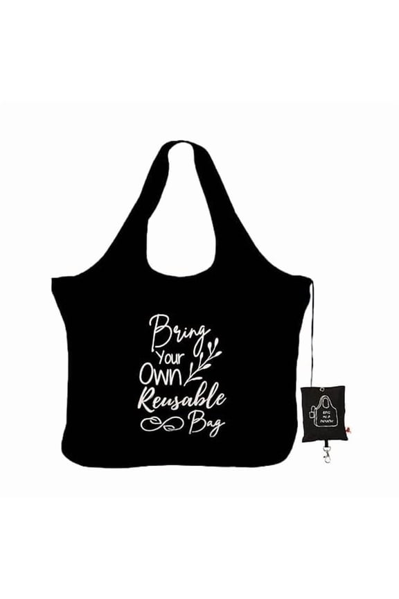 IVILLAGE Foldable Reusable Polyester Bags for Shopping and Daily Essentials | Stylish Designer Tote and Shopper Bag | Compact, Lightweight, and Eco-Friendly with 12Kg Capacity