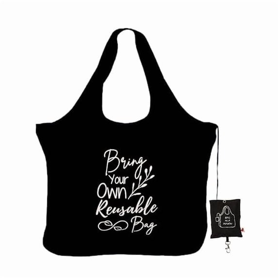 IVILLAGE Foldable Reusable Polyester Bags for Shopping and Daily Essentials | Stylish Designer Tote and Shopper Bag | Compact, Lightweight, and Eco-Friendly with 12Kg Capacity