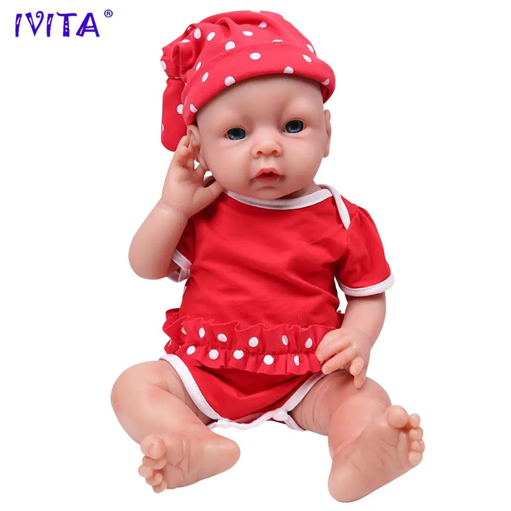 リボーンドール IVITA 20'' Silicone Reborn Baby GIRL Dolls Realistic Toddler Doll L 1583 IVITA 20\u0027\u0027 Realistic Silicone Reborn Baby Full Body Soft