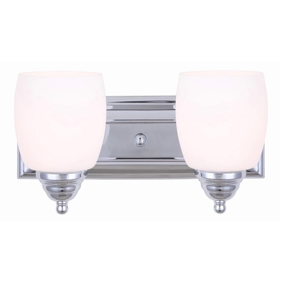 IVL259A02CH Canarm Inc Griffin - 2 Light Bath Vanity-7.25 Inches Tall and 7.25 Inches Wide