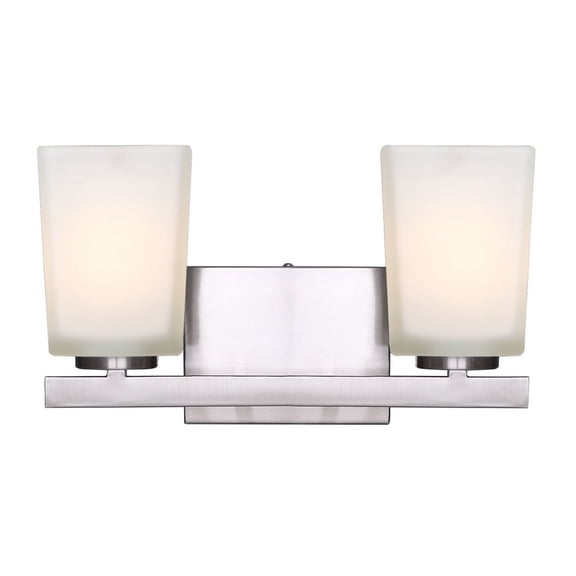 IVL472A02BN Canarm Inc Hartley - 2 Light Bath Vanity-8 Inches Tall and 6.5 Inches Wide-Brushed Nickel Finish