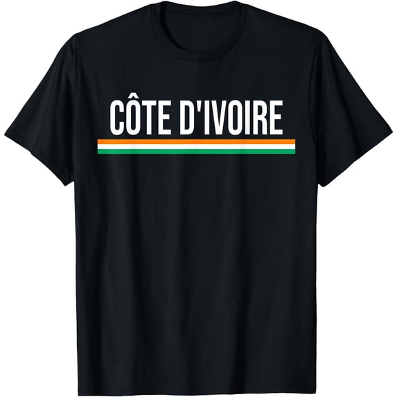 IVORY COAST FLAG SPORTS SOCCER FOOTBALL ATHLETIC TEAM JERSEY T-Shirt