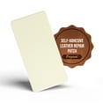 thumbnail image 1 of IVORY Instant MastaPlasta Leather Repair Patch, Self-Adhesive Premium Leather Repair Patch for Upholstery. Large 8 x 4 in (20 x 10 cm). Sofa, Car Seat, Bags. Pressed edge for neatest finish., 1 of 5