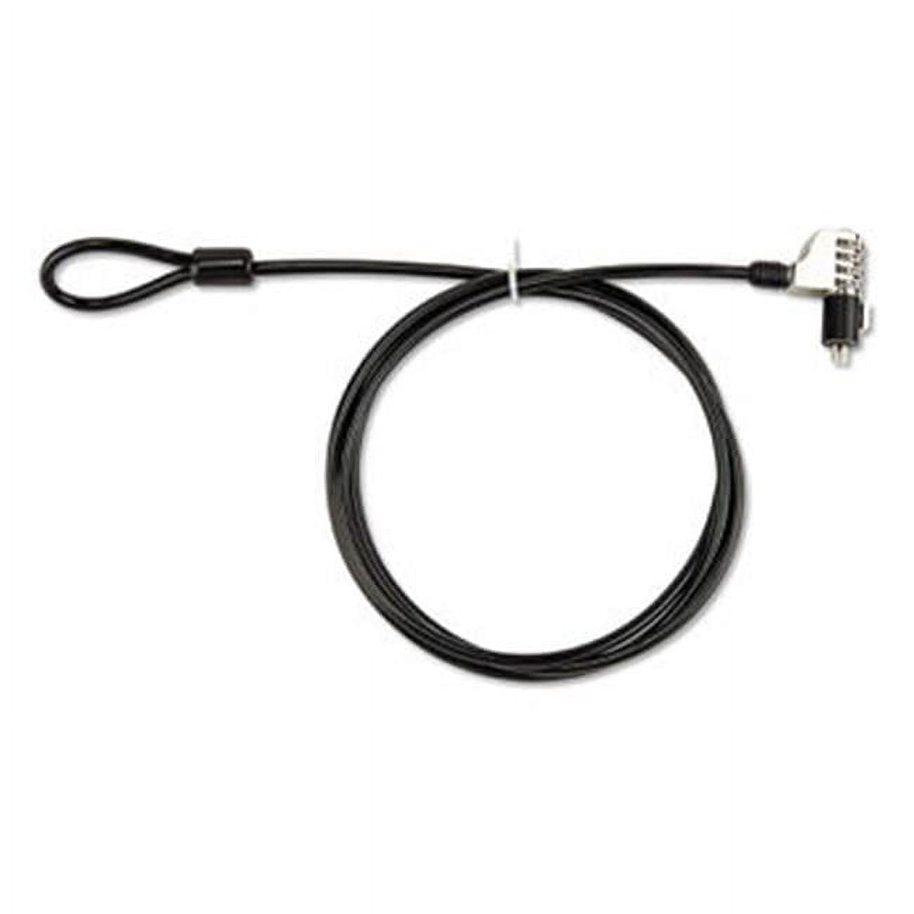 Digit Computer Cable IVR 6 ft. Steel 4-Digit Cable Combination Laptop Lock, Black: Computer ...