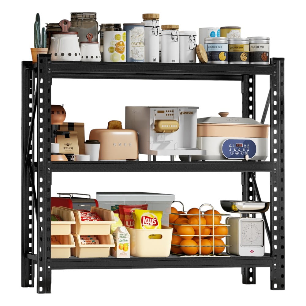 IVV 3-Tier Heavy Duty Steel Rack, 5000LBS Weight Capacity, Adjustable ...