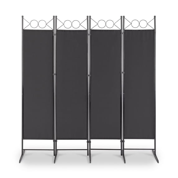 IVV 4 Panels Tall Room Dividers and Folding Privacy Screens, 6 Ft ...
