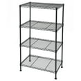 thumbnail image 1 of IVV 4-Tier Metal Storage Rack Industrial Welded Wire Shelving,Black, 1 of 5