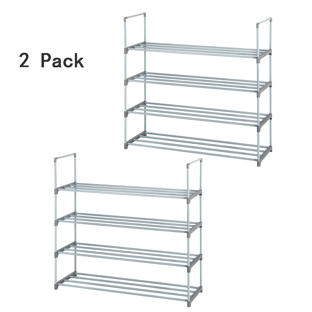 IVV 4-Tiers Shoe Rack Set of 2, Shoe Tower Shelf Storage Organizer for ...