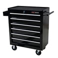 thumbnail image 1 of IVV 6-Drawer Rolling Tool Chest w/Lock & Key, Tool Storage Cabinet with Universal Wheels, Top & Drawer Liner, Tools Organizer Box for Garage, Warehouse & Repair Shop, 24.2"W x 12.9"D x 29.9"H, Black, 1 of 6