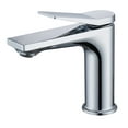 thumbnail image 1 of IVV Chrome One-Handle Single Hole Bathroom Sink Faucet with Two 3/8" Hoses, Modern Laundry Vanity Sink Faucet for ‎RV, Restroom, Washroom, 1 of 9