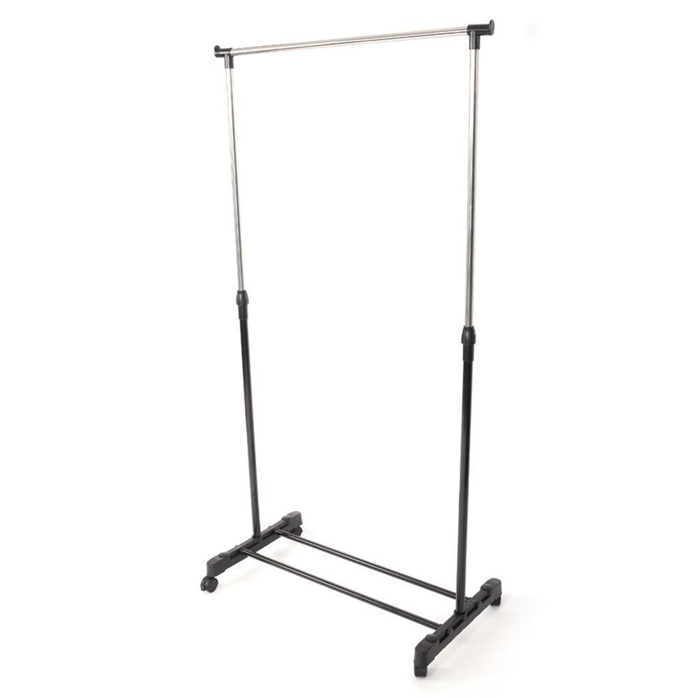 IVV Clothes Garment Rack Clothing Rack Single Bar Adjustable Garment