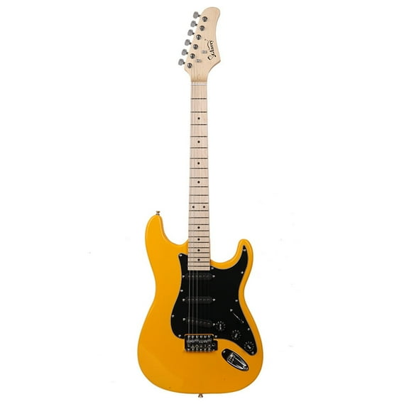 IVV Gst Stylish Electric Guitar Kit With Black Pickguard Orange