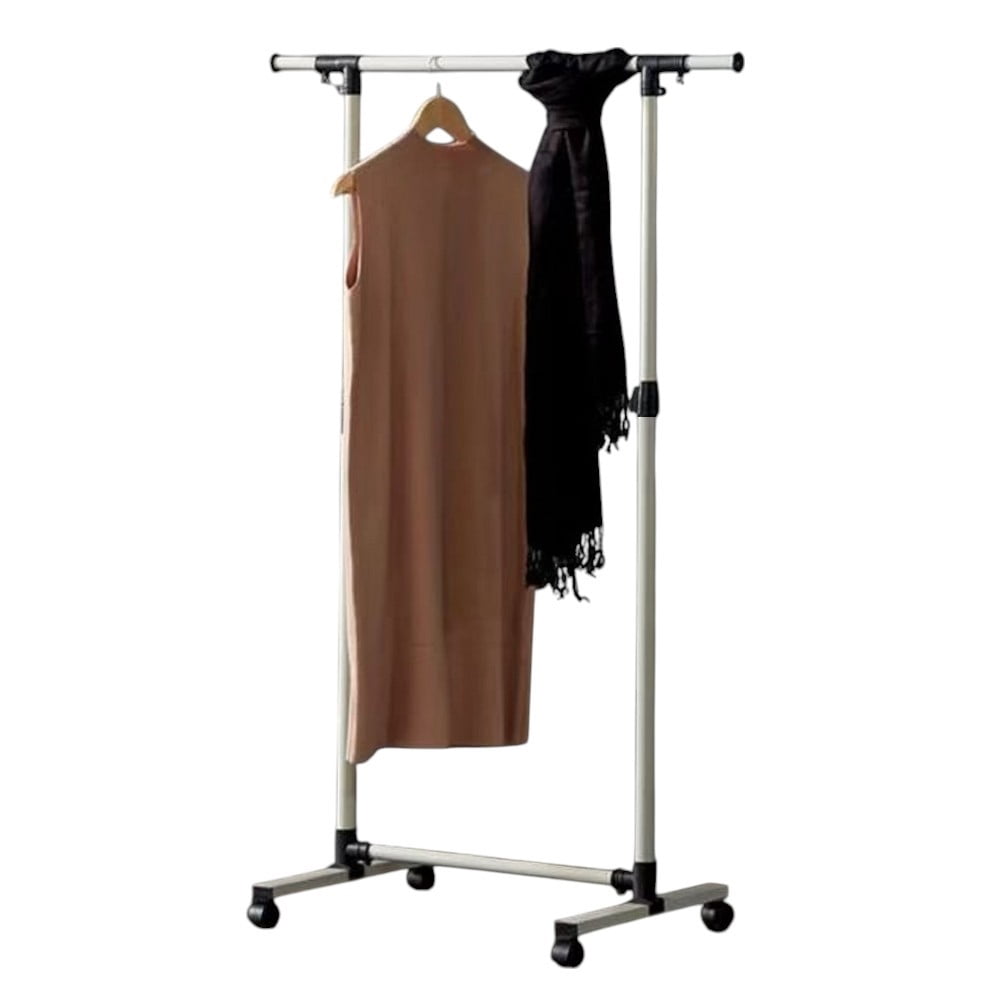 IVV Heavy Duty Garment Rack with Wheel, Freestanding Rolling Clothing ...