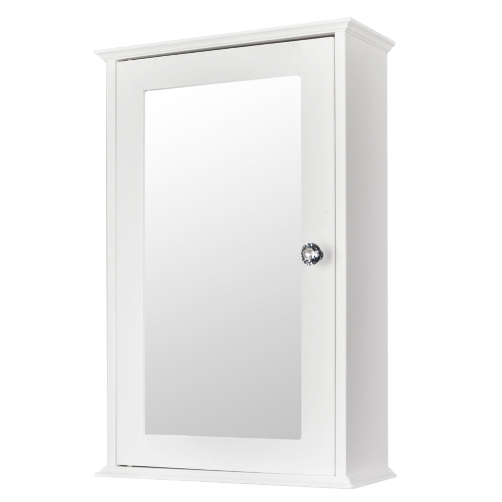 IVV Mirrored Bathroom Cabinet, Wall Mount Storage Cabinet with Single ...