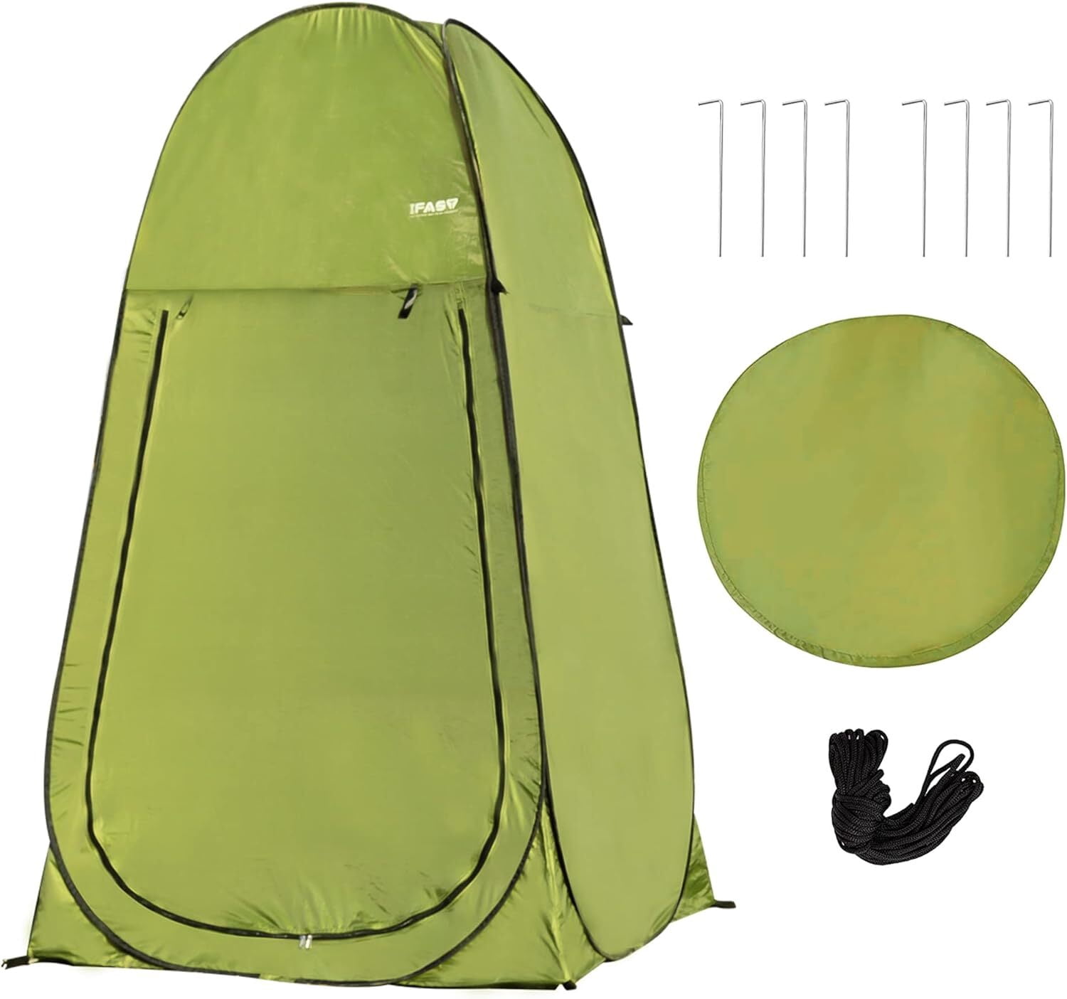 Your Choice übergroßes Pop-up-Privatsphärenzelt (6,89 Ft) – Camping-Duschzelt, Umkleidekabine & Mobiles WC, Wetterfest Your Choice übergroßes Pop-up-Privatsphärenzelt (6,89 Ft) – Camping-Duschzelt, Umkleidekabine & Mobiles WC, Wetterfest