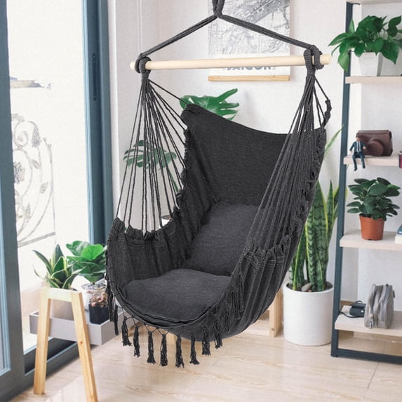 IVV Plus Pillow Hanging Chair with Tassel 1.5*1.2m, Gray