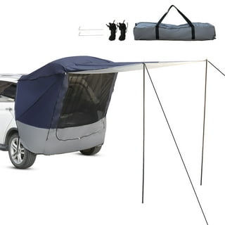 Outdoor Drive Away Car Tent SUV Tailgate Attachment Tent Rain Fly Screen  Room for Camping