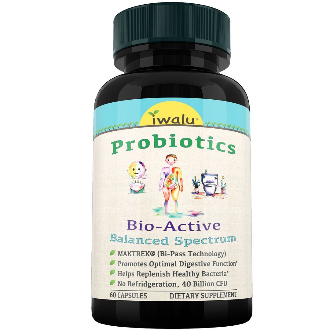 IWALU Probiotics for Women Digestive Health with Prebiotics, PH