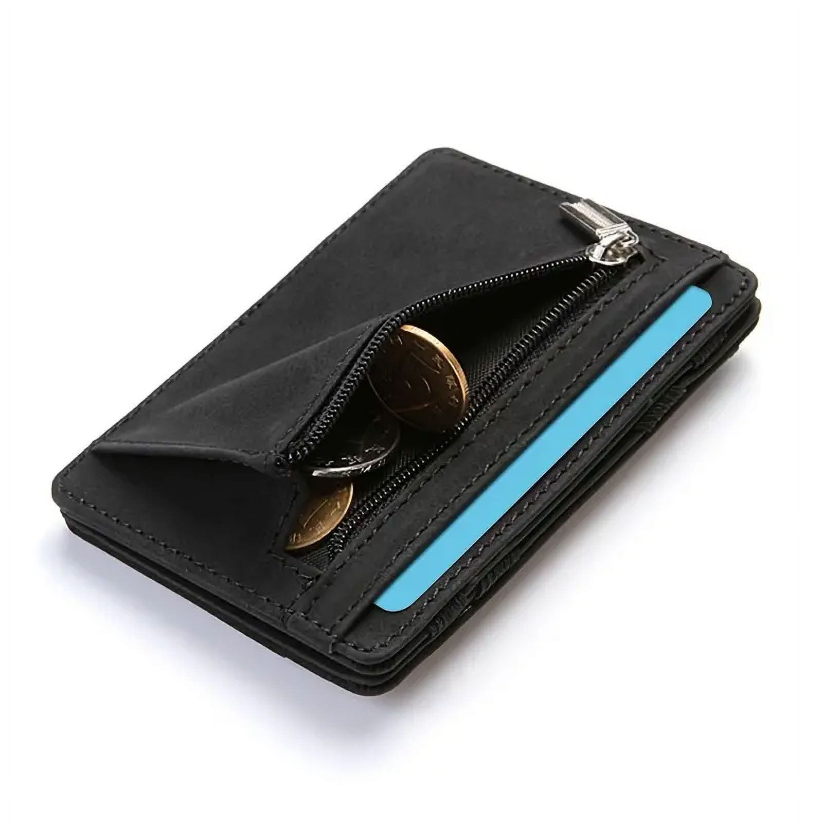 IWANTIT Multifunctional magic wallet with flap and zip coin purse - The ...