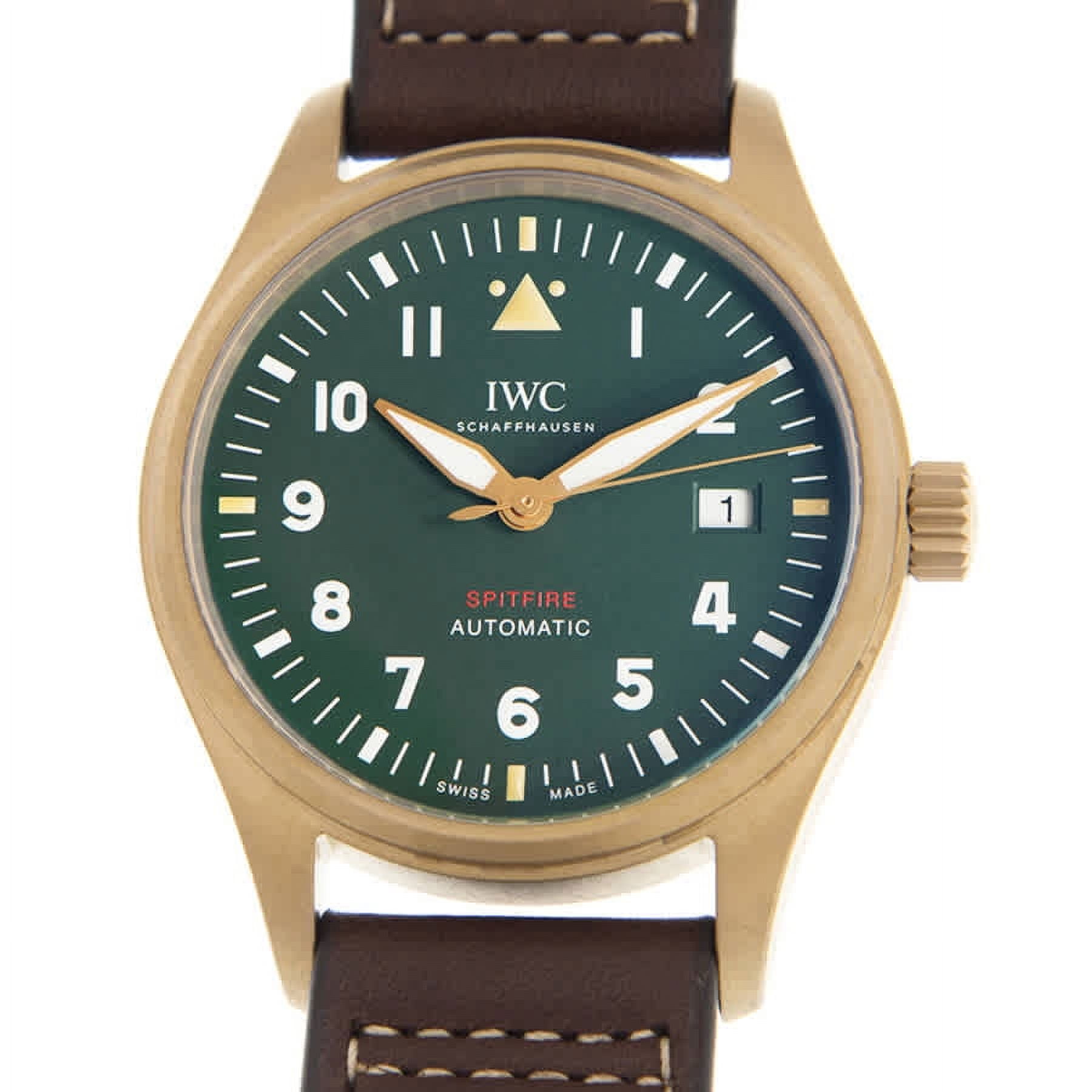 IWC Pilot Spitfire Automatic Green Dial Men's Watch IW326802