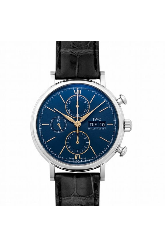 Portofino Chronograph Automatic Blue Dial Men's Watch IW391036