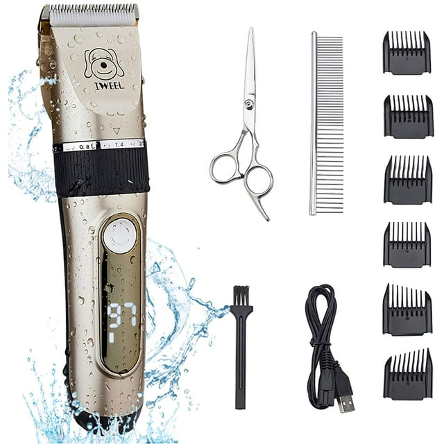 IWEEL 2Speed Professional Rechargeable Dog & Cat Clippers, Low Noise