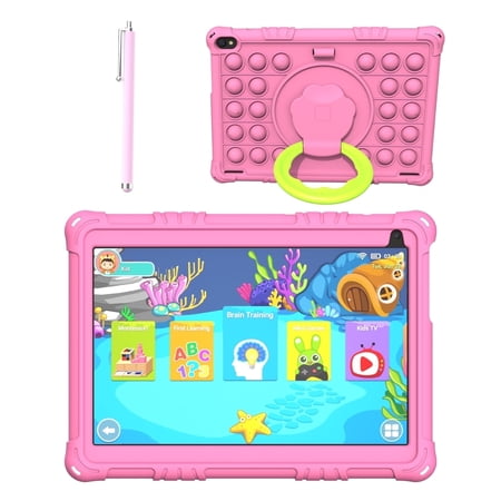 IWEGGO 10 in 1280 x 800 Child Parental Controls Tablet, 32GB, Android 12, Wi-Fi, Green