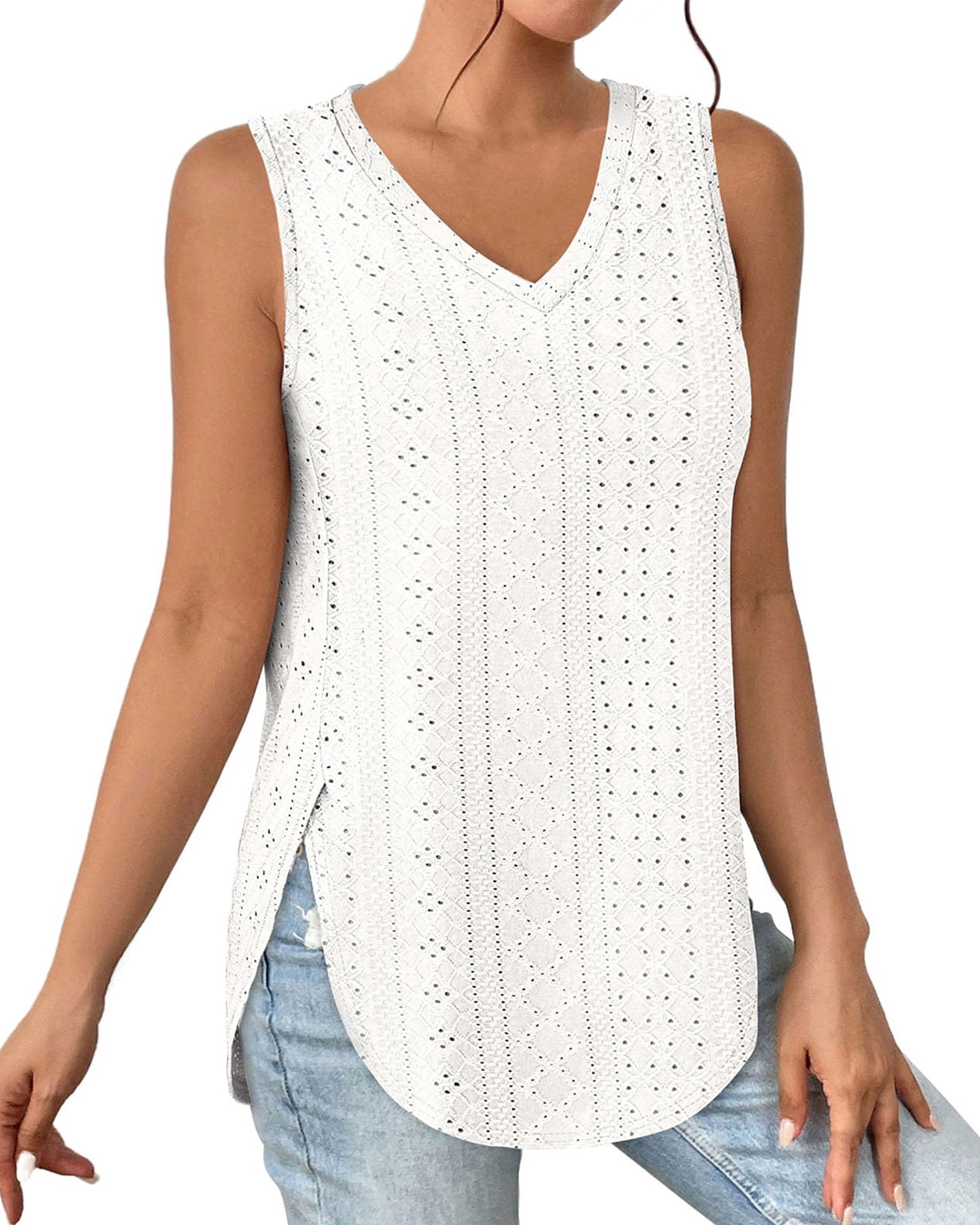 IWEMEK Women Tops Summer Casual Shirts Fashion Chic Blouses VNeck — free download