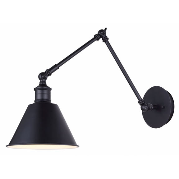 IWF582A01BK Canarm Inc Morocco - 1 Light Wall Mount-12.5 Inches Tall and 19 Inches Wide