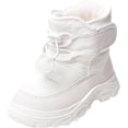 thumbnail image 1 of IWIHMIV Girls Boys Non Slip Outdoor Walking Shoes Toddler/Little Kid Winter Snow Boots Warm Non Slip now Boots, 1 of 4