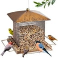 thumbnail image 1 of IWNTWY Metal Wild Bird Feeder,  Heavy Duty 3.5LB Capacity for Outdoor Hanging in Garden, Yard, 1 of 8