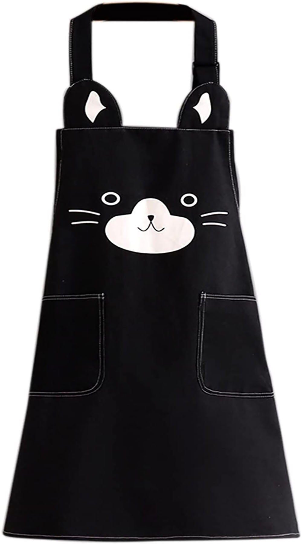 IWNTWY Cute Apron for Women Girl, Aprons with Front Pocket for Cooking