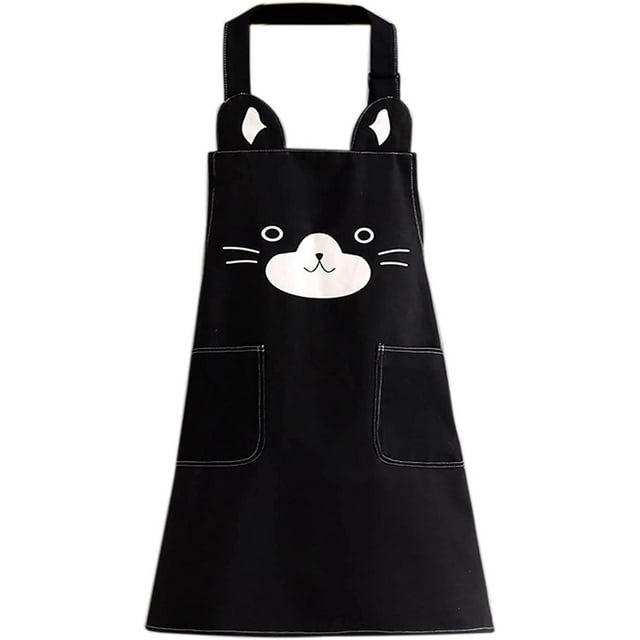 IWNTWY Cute Apron for Women Girl, Aprons with Front Pocket for Cooking