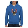 thumbnail image 1 of IWPF - Big Boys Hoodies and Sweatshirts - American Flag 4th of July, 1 of 5